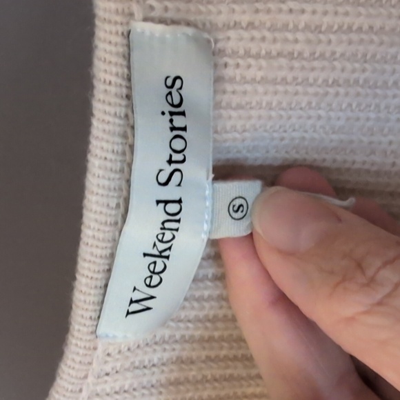 Weekend Stories Wool/Cotton Oversized Sweater Vest Revolve Small - Picture 2 of 9